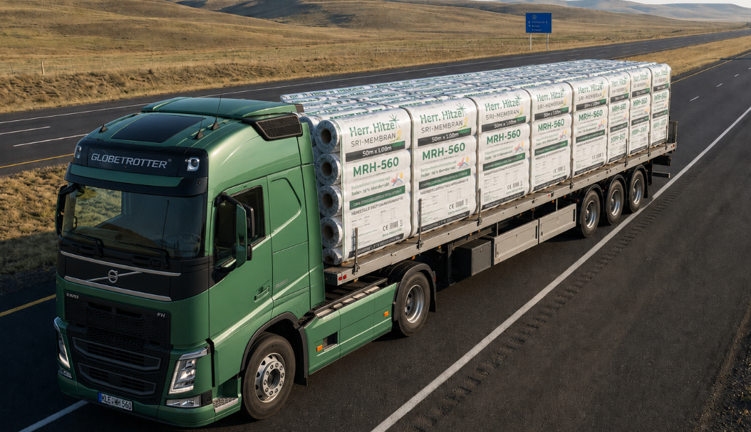 HeatGuard product loaded flatbed truck
