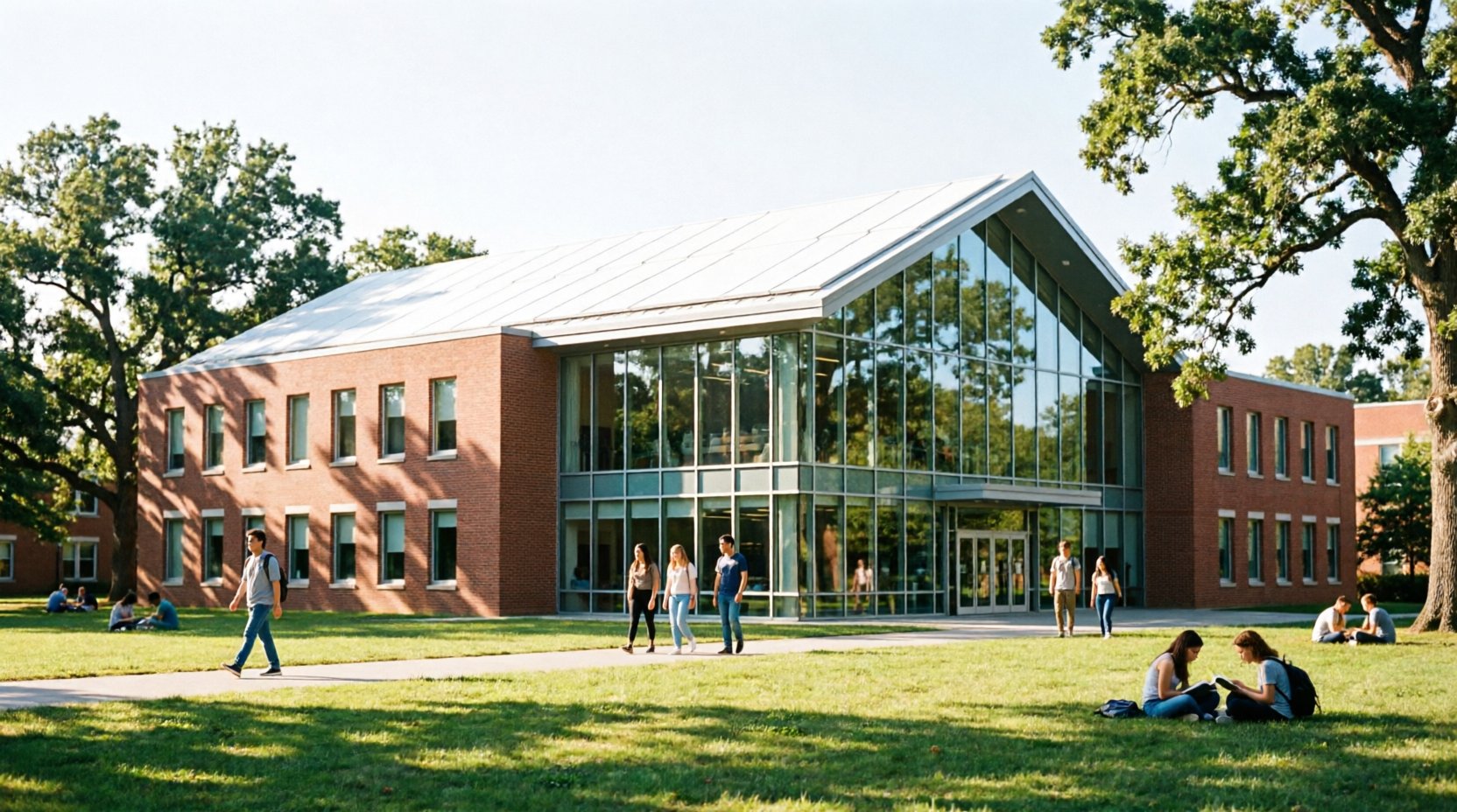 University campus with HeatGuard membrane